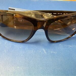 Ray-Ban Tortoiseshell Frame Sunglasses with Brown Gradient Lenses